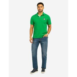 U.S. Polo Assn Polo Shirt Men's Size XXL Kelly Green Logo Collared Button